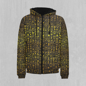 Hieroglyphics Puffer Jacket