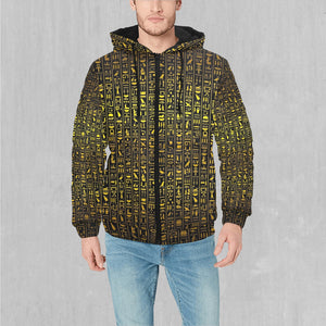 Hieroglyphics Puffer Jacket