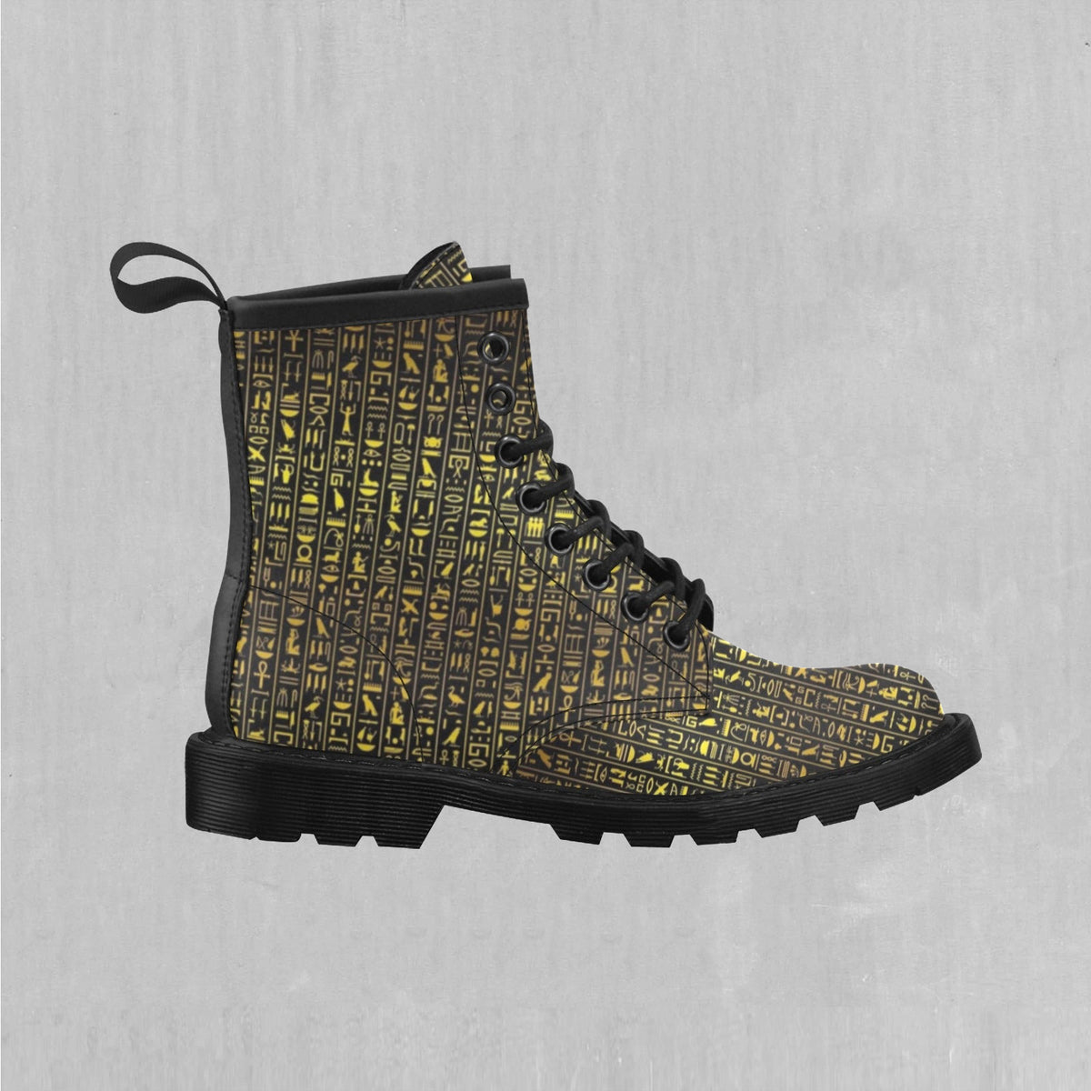 Hieroglyphics Women's Lace Up Boots