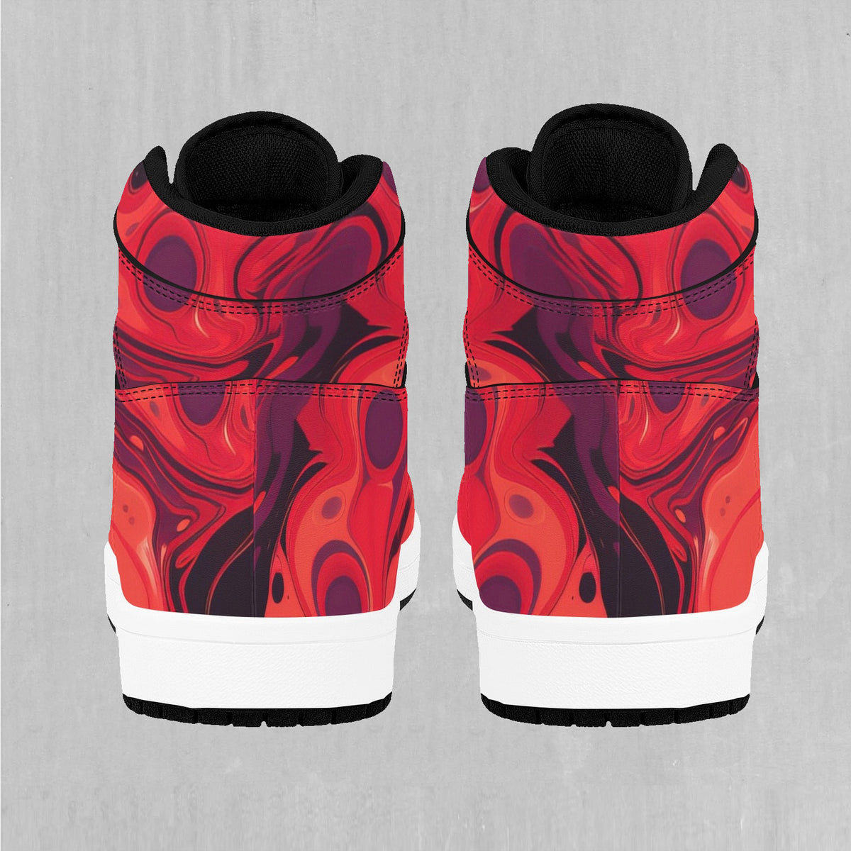 Scarlet Fusion High Top Sneakers