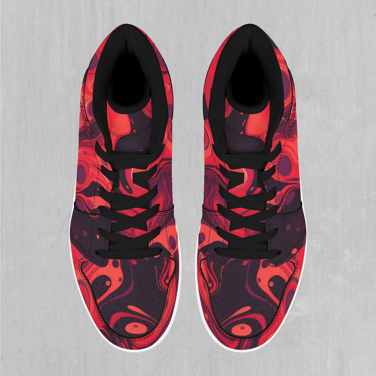 Scarlet Fusion High Top Sneakers