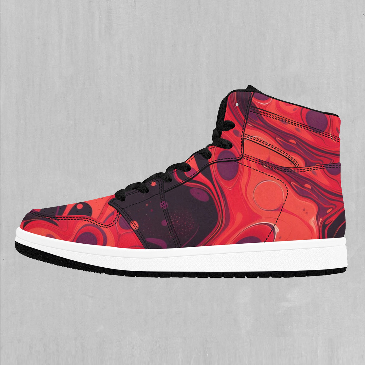 Scarlet Fusion High Top Sneakers