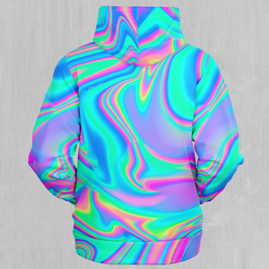 Holographic Zip Up Hoodie