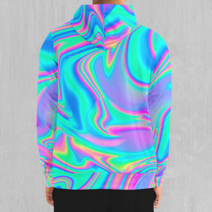 Holographic Zip Up Hoodie