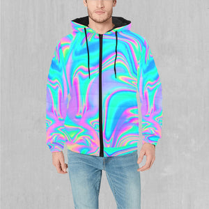 Holographic Puffer Jacket