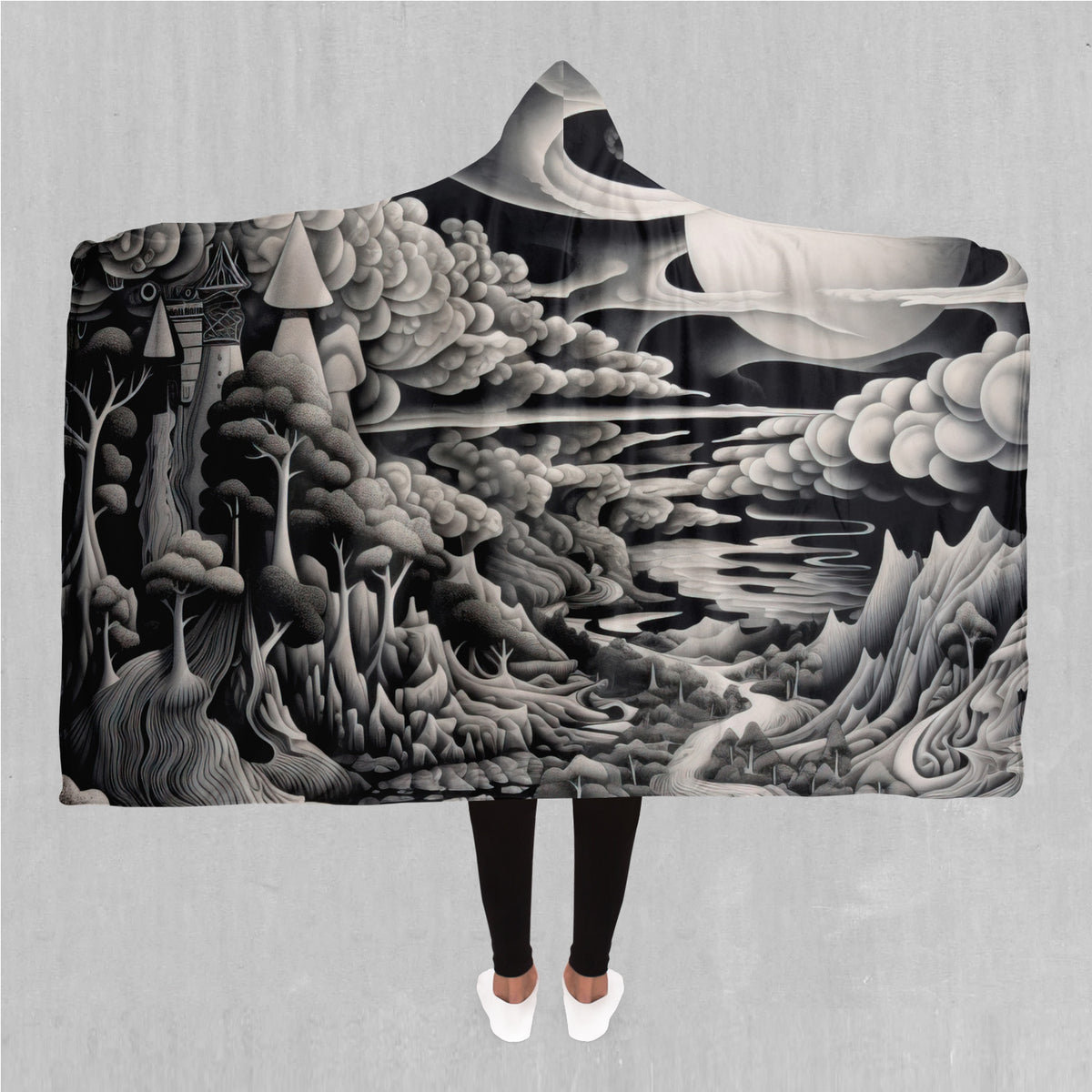 Ethereal Moonlight Hooded Blanket