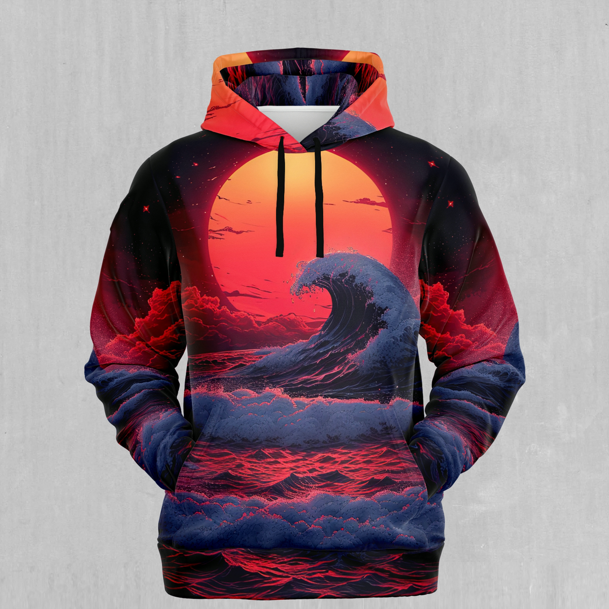 The Synthwave off Kanagawa Hoodie