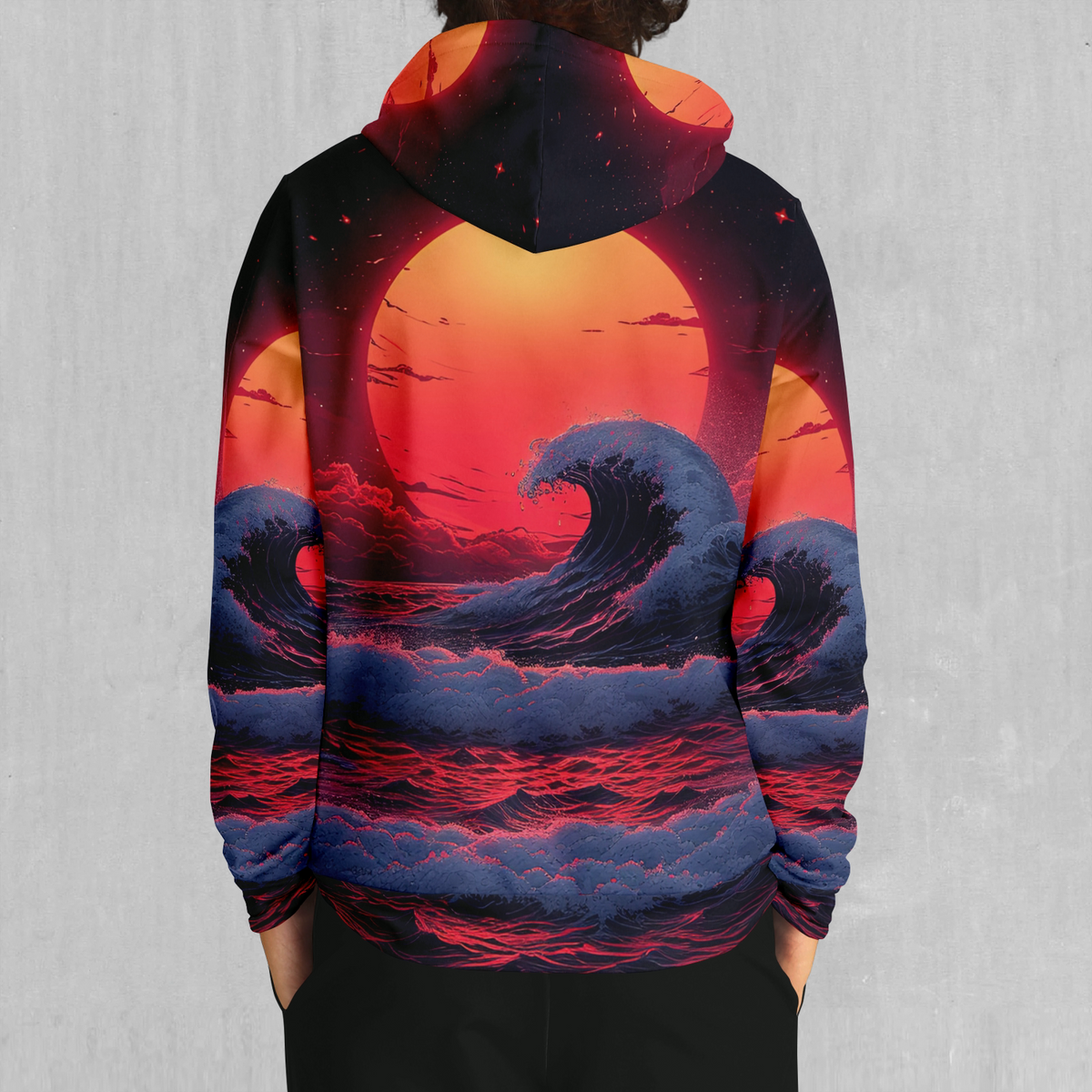 The Synthwave off Kanagawa Hoodie