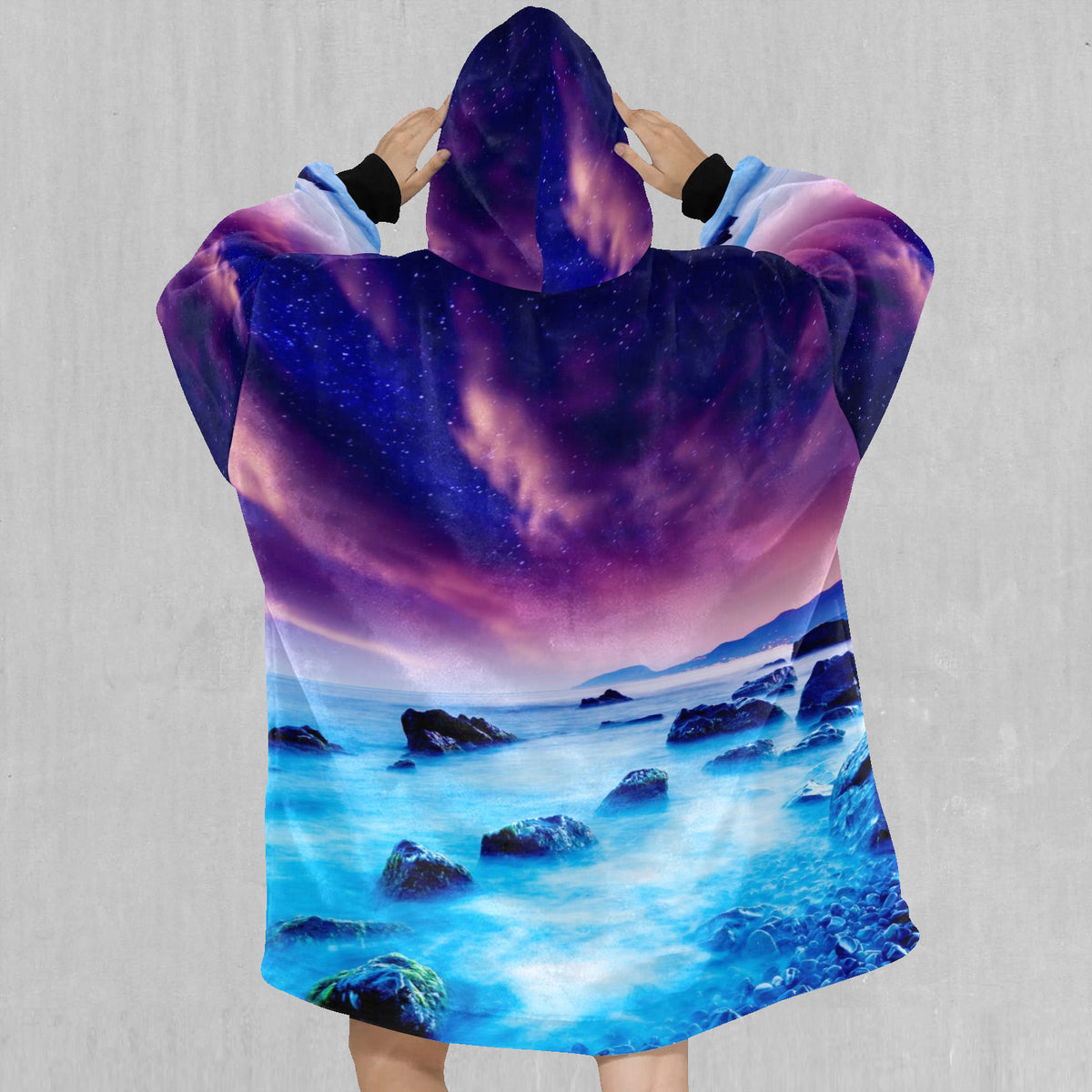 Liquid Lights Blanket Hoodie