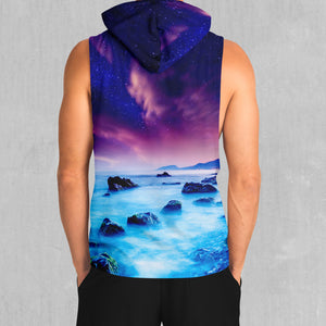 Liquid Lights Sleeveless Hoodie