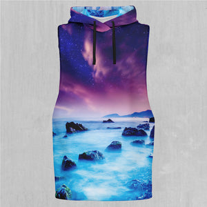 Liquid Lights Sleeveless Hoodie