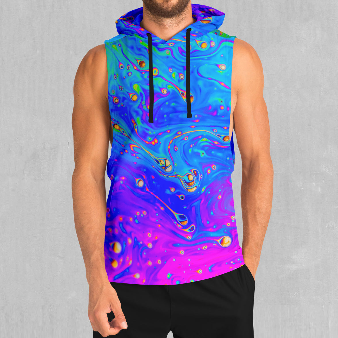 Liquified Sleeveless Hoodie