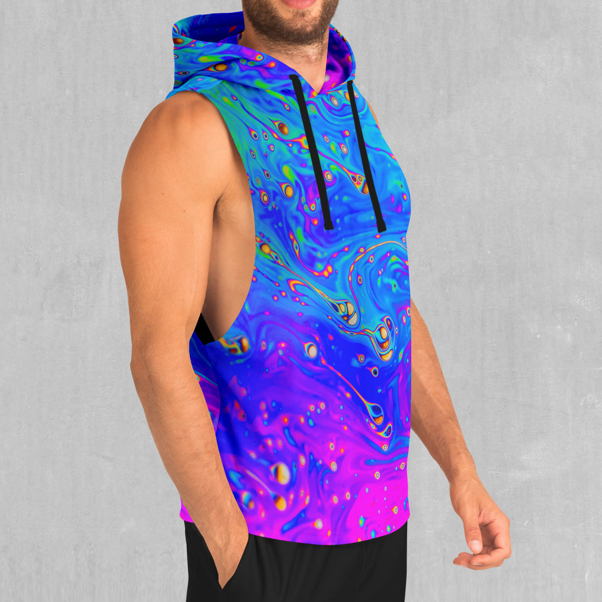 Liquified Sleeveless Hoodie