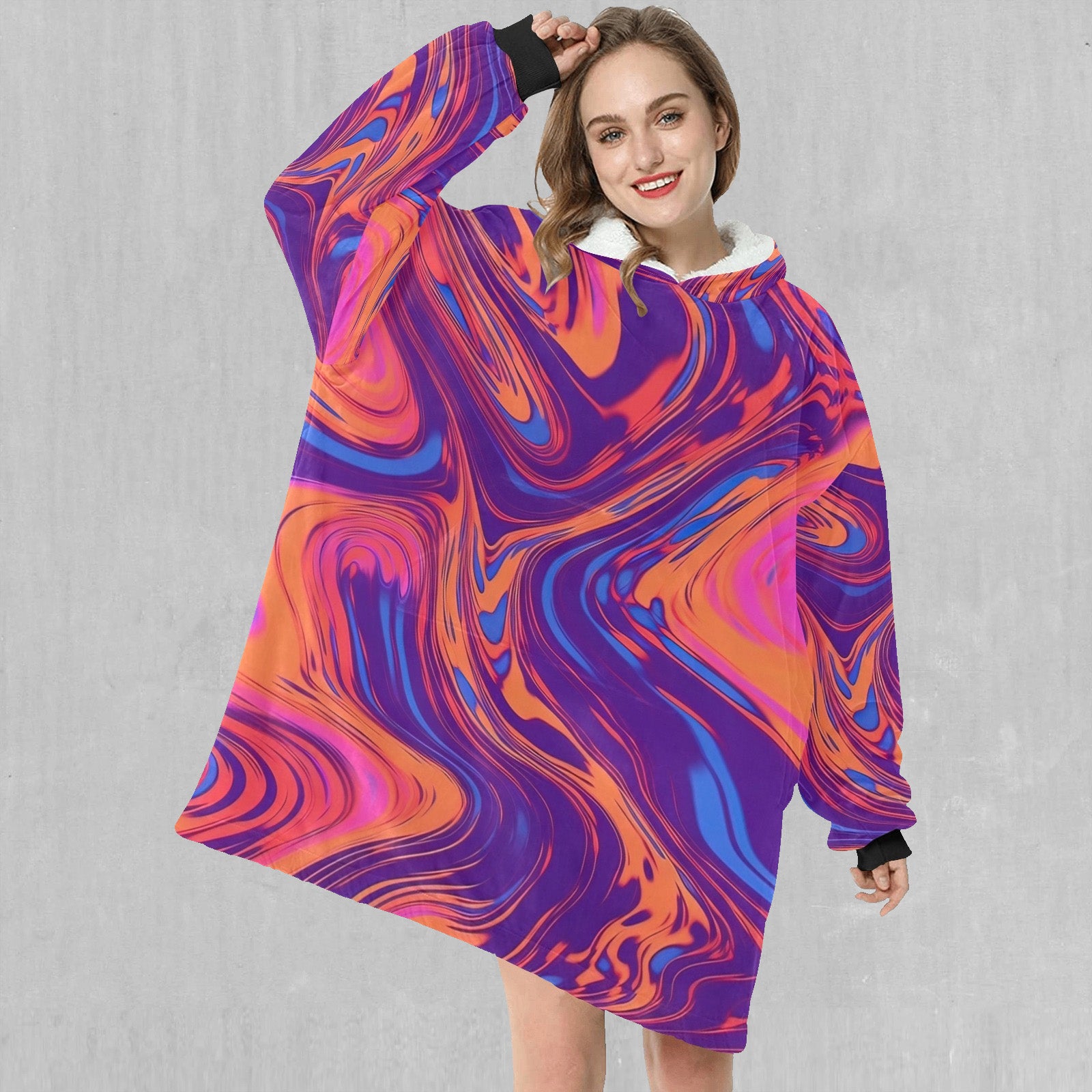 Luminous Mixture Blanket Hoodie