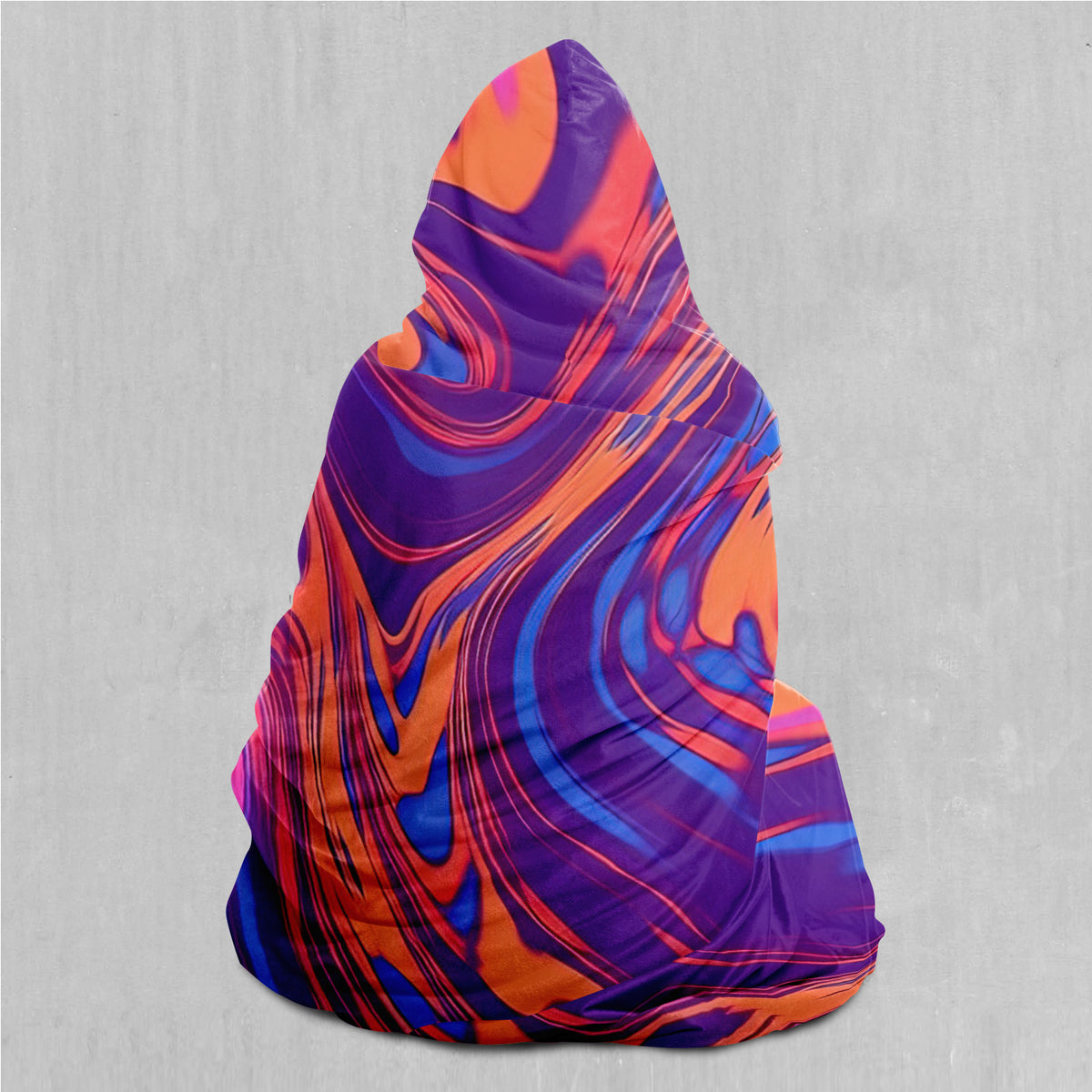 Luminous Mixture Hooded Blanket