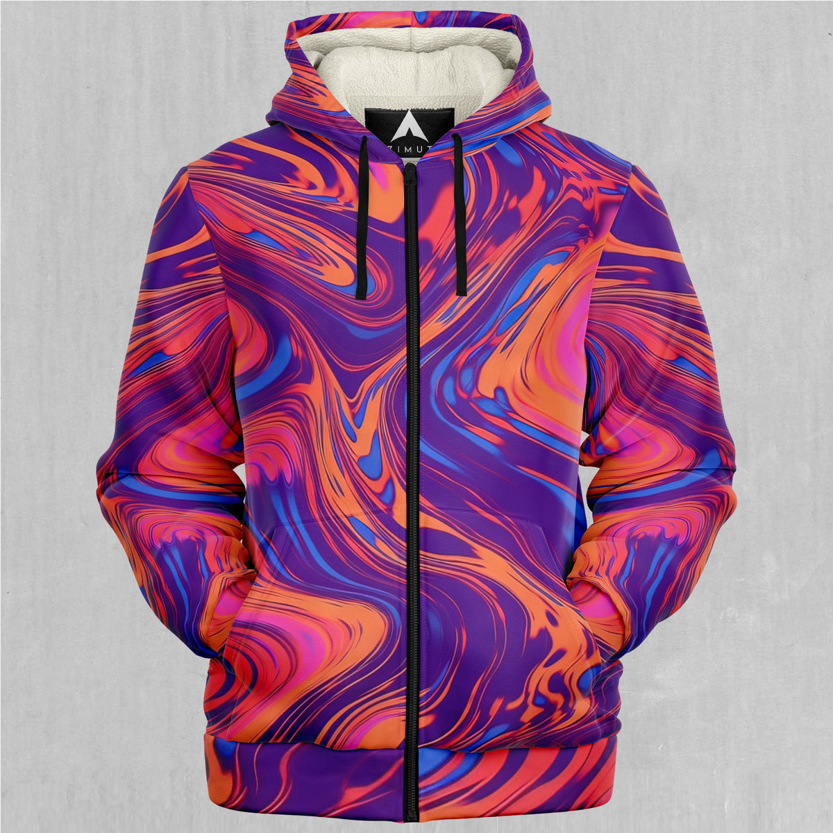 Luminous Mixture Sherpa Hoodie