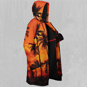 Lush Sunset Zip Up Cloak (Black Fur)