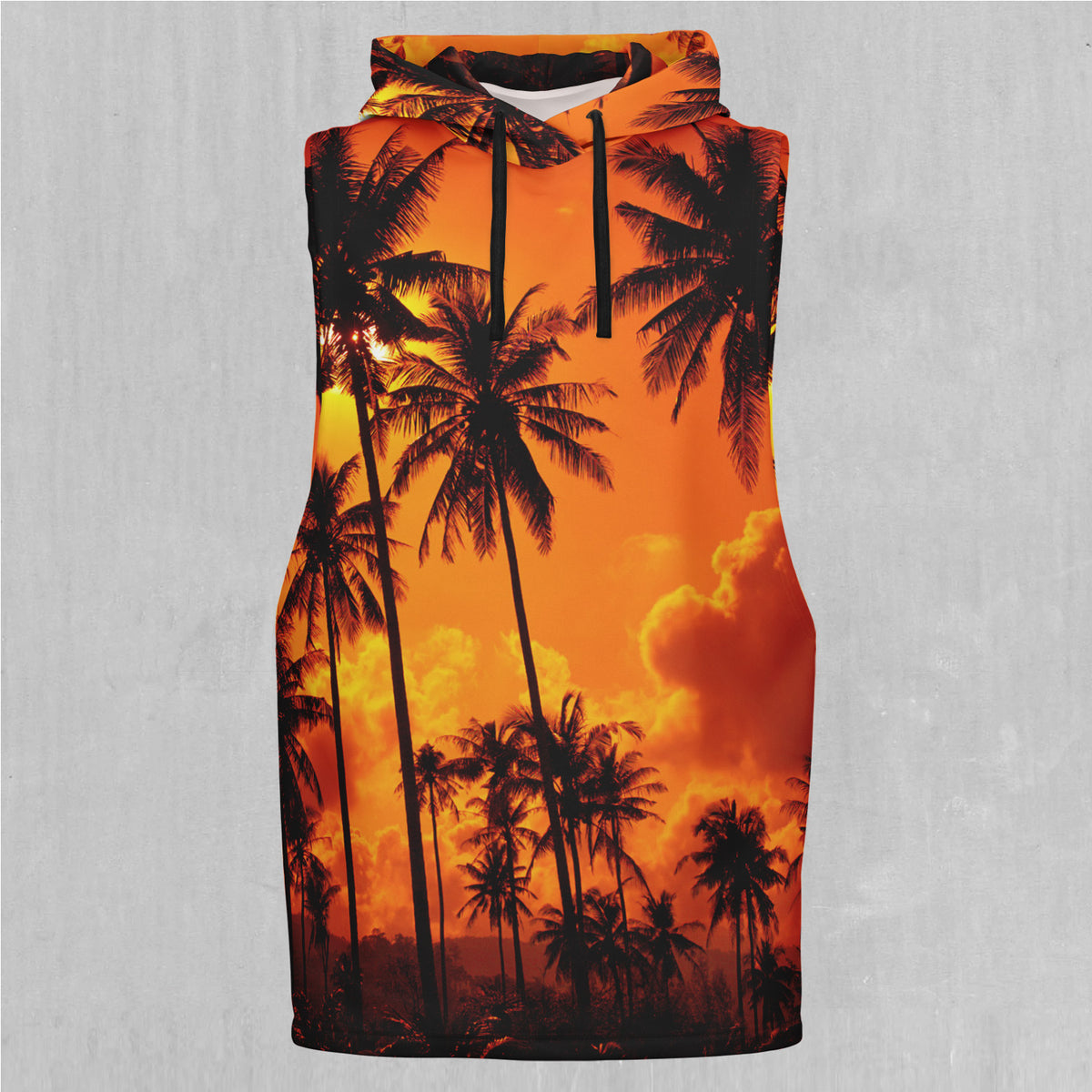 Lush Sunset Sleeveless Hoodie