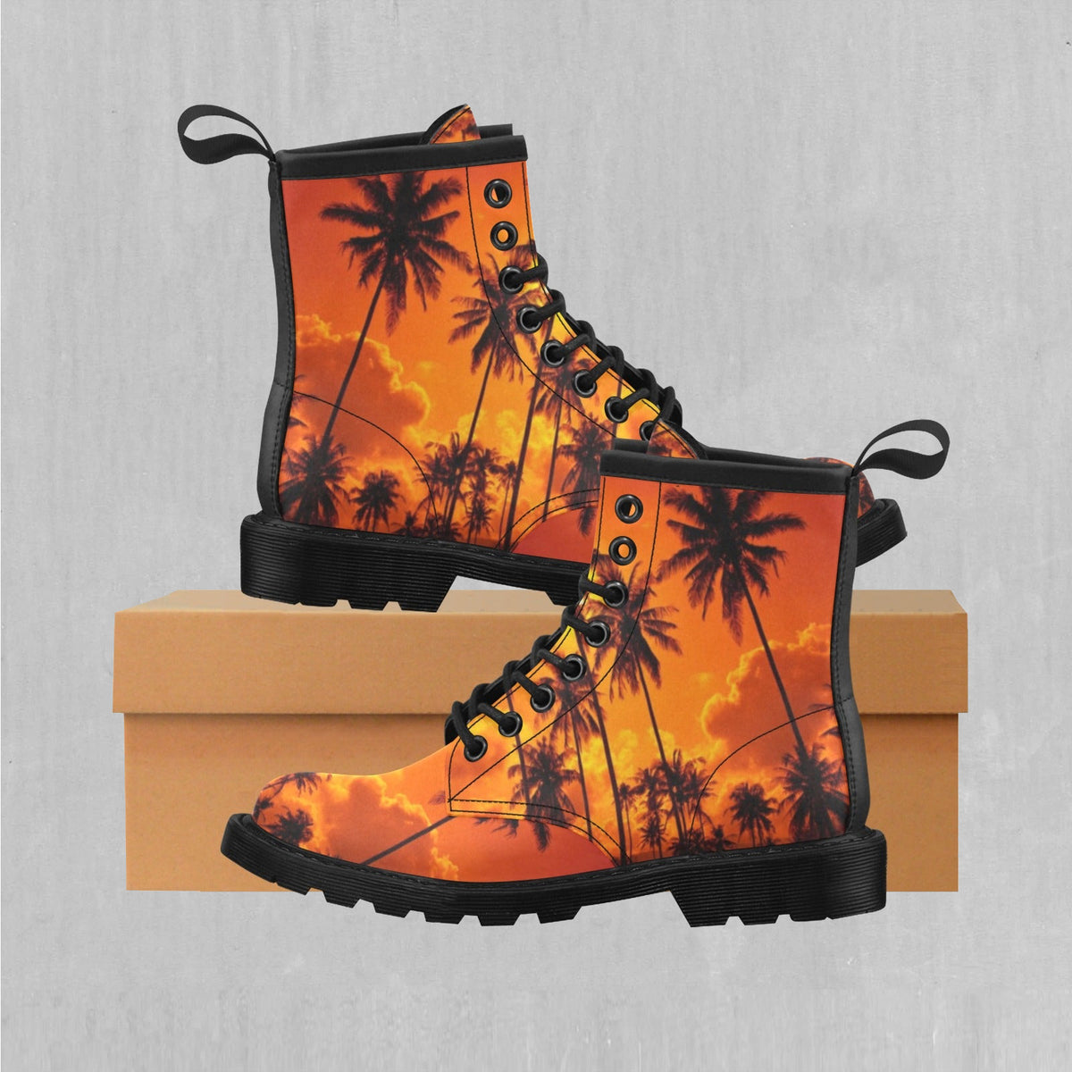 Lush Sunset Women's Lace Up Boots