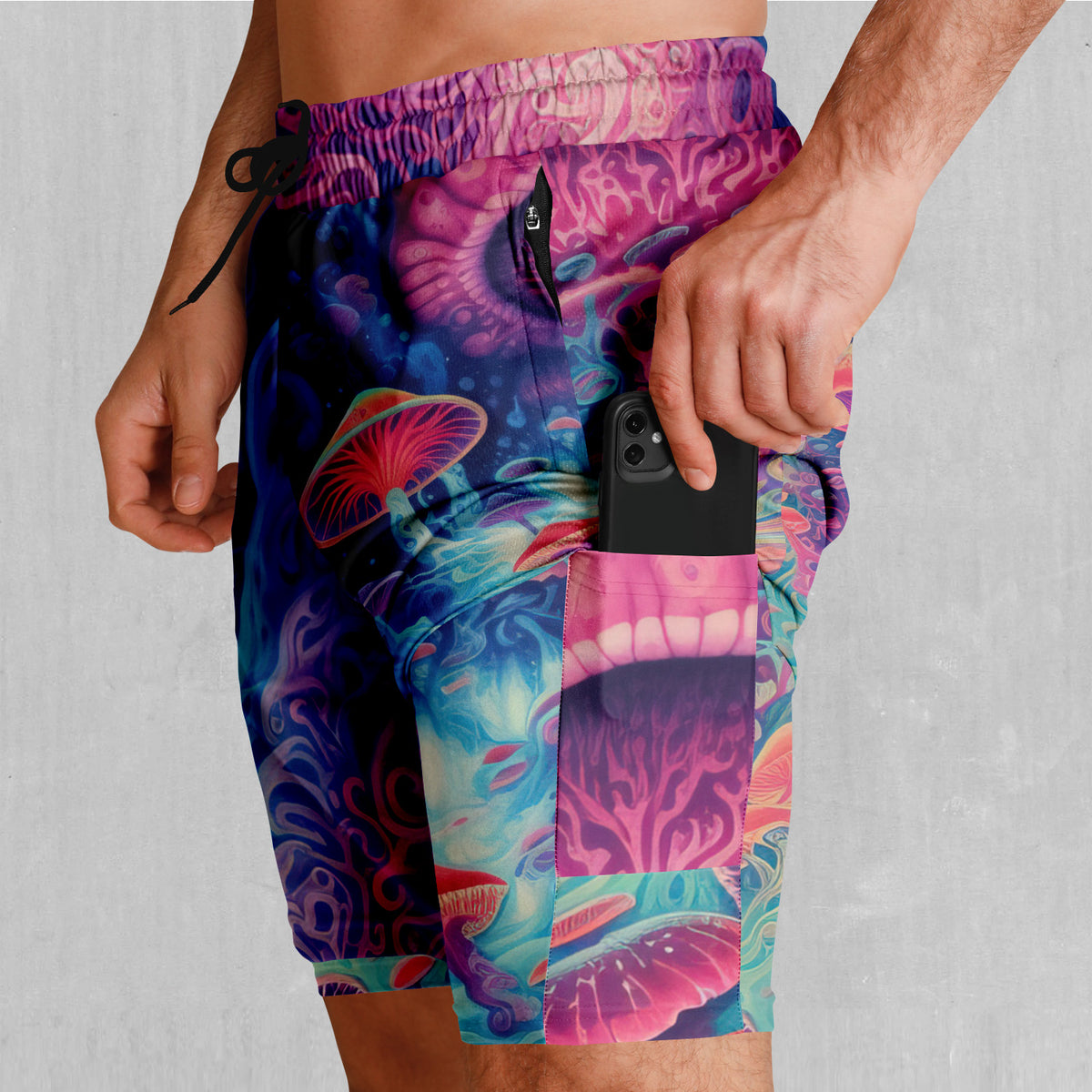 Mycological Mind Men's 2 in 1 Shorts