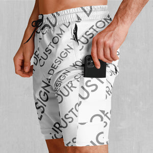 Custom Men's 2 in 1 Shorts