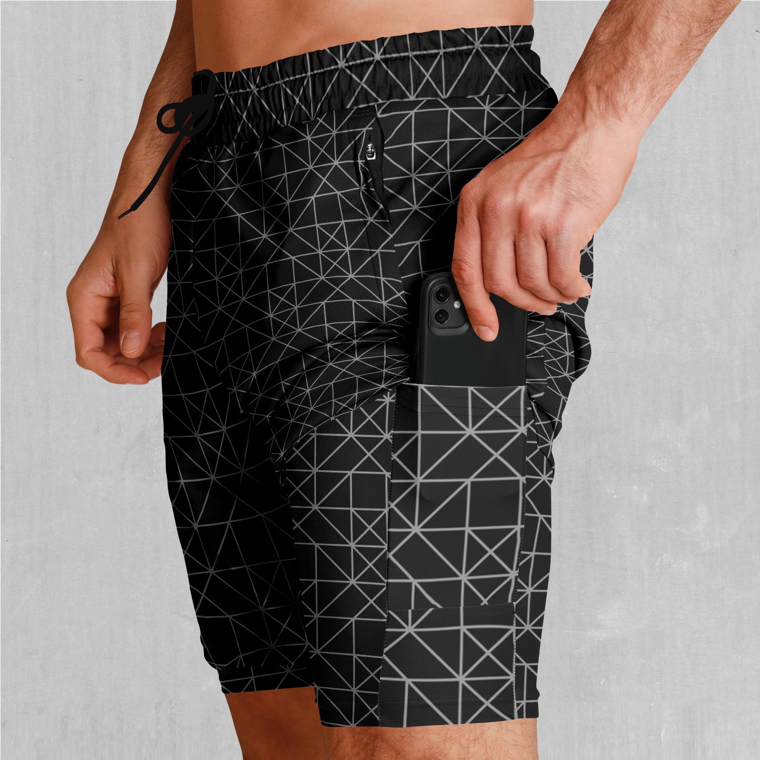 Men's Festival 2 in 1 Shorts | Men's Rave 2 in 1 Shorts - Azimuth 