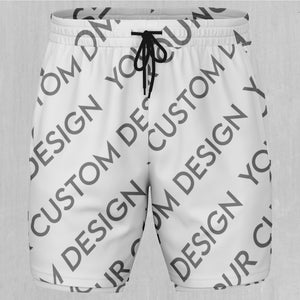 Custom Men's 2 in 1 Shorts