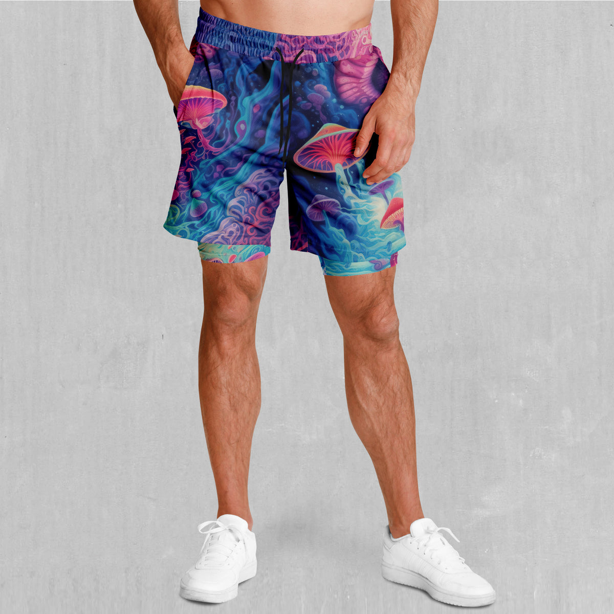 Mycological Mind Men's 2 in 1 Shorts