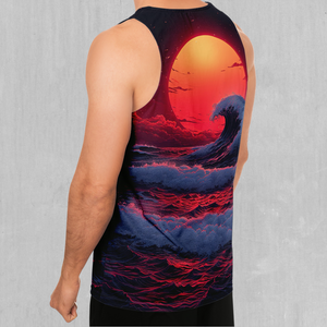 The Synthwave off Kanagawa Men's Tank Top