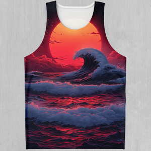 The Synthwave off Kanagawa Men's Tank Top