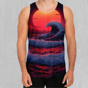 The Synthwave off Kanagawa Men's Tank Top