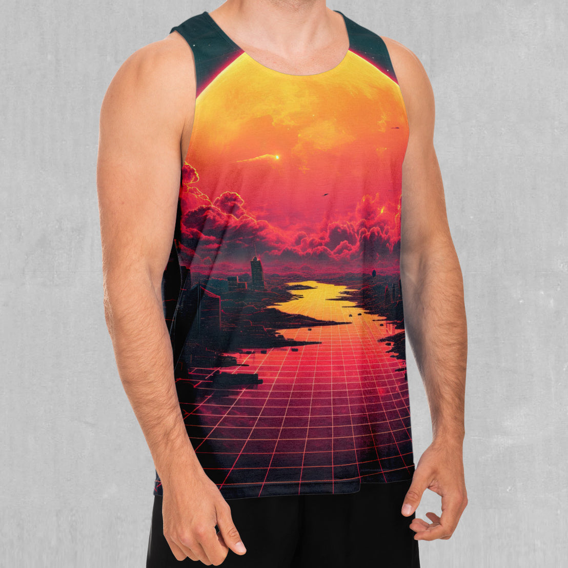 Cyber Skyline Men's Tank Top