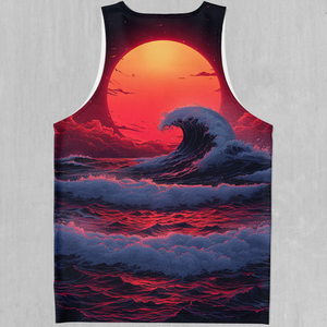 The Synthwave off Kanagawa Men's Tank Top
