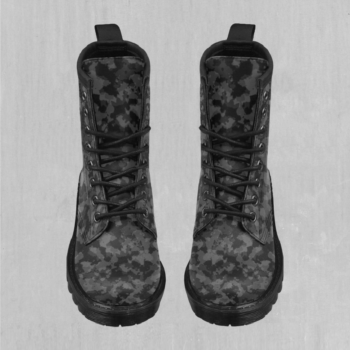 Midnight Camo Women's Lace Up Boots