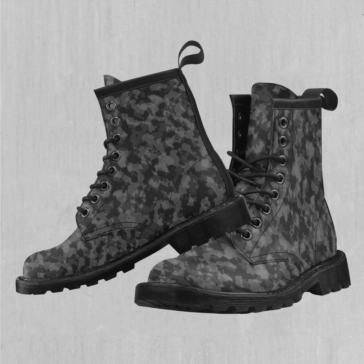 Midnight Camo Women's Lace Up Boots