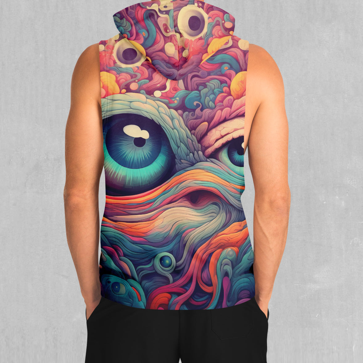 Mind Iris Sleeveless Hoodie