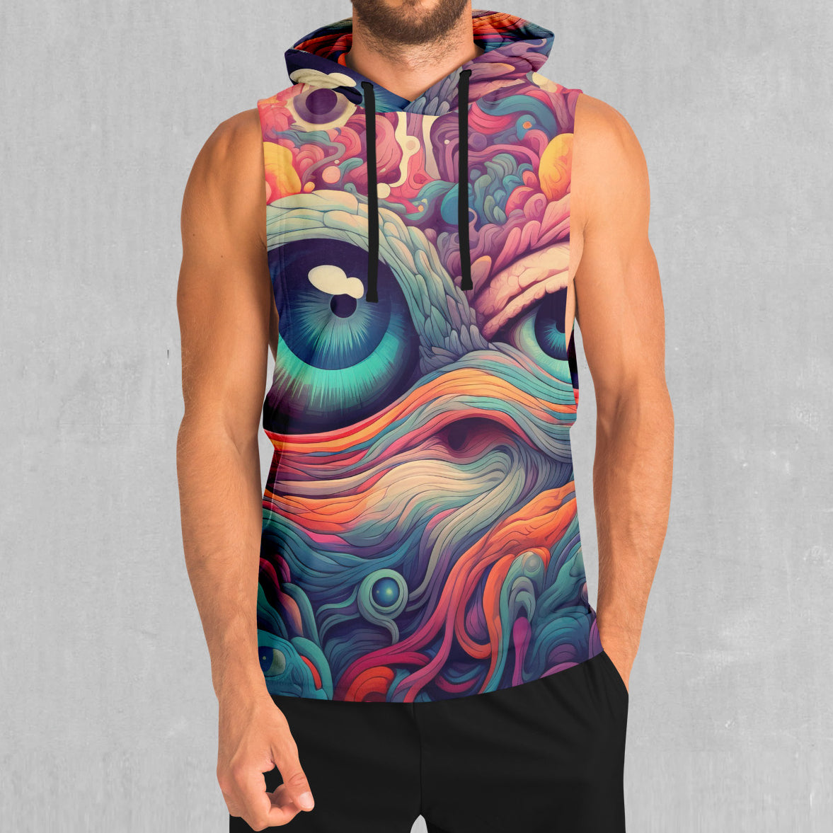 Mind Iris Sleeveless Hoodie