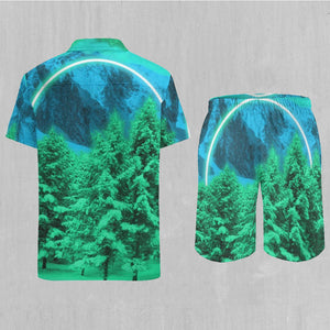 Minty Wonderland Men's Beach Set