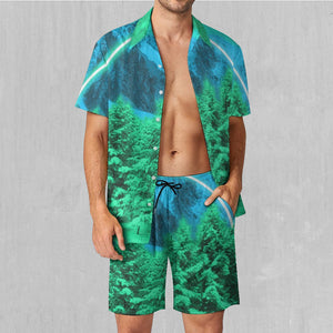 Minty Wonderland Men's Beach Set