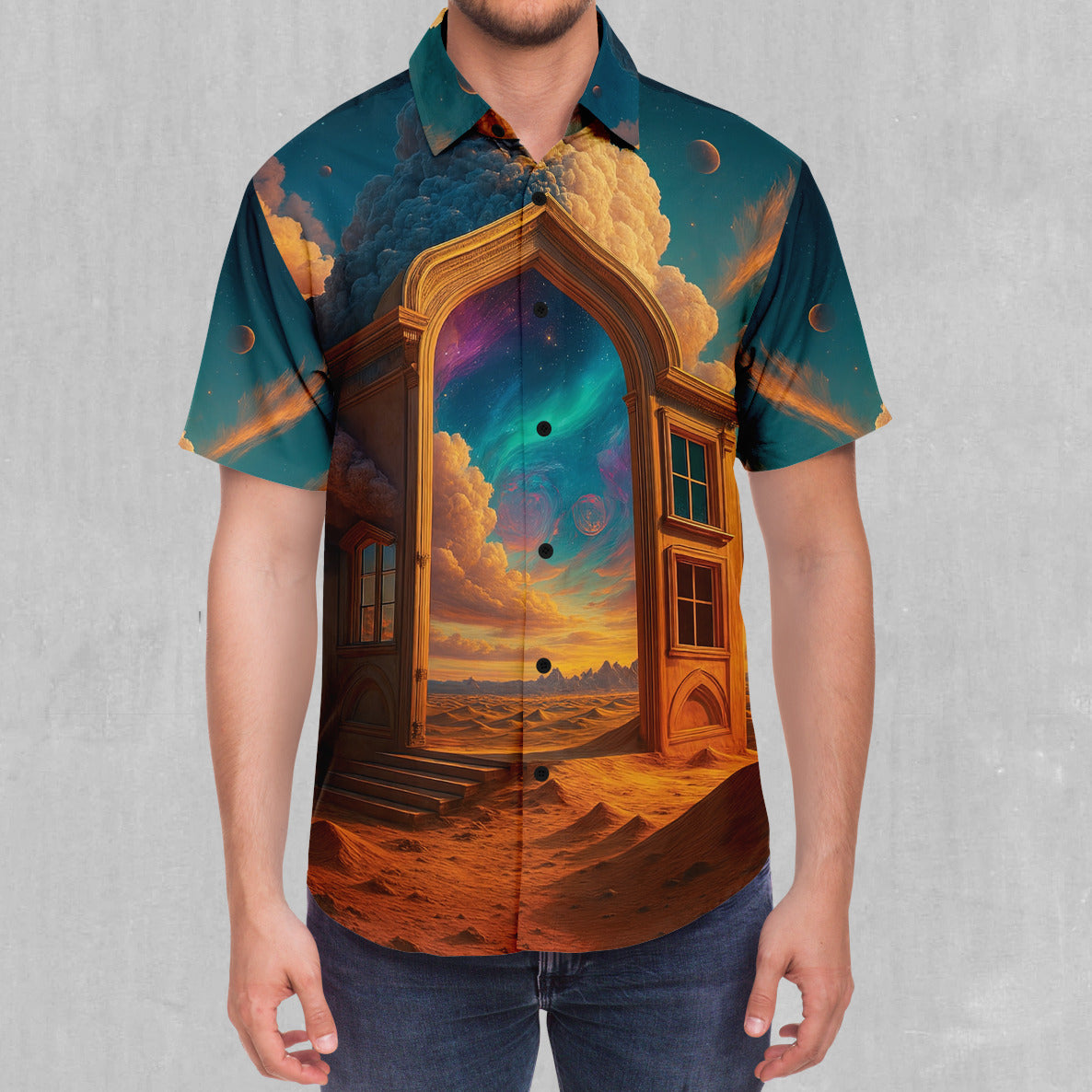 Mirage Mirror Button Down Shirt