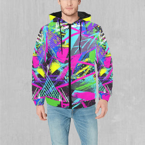 Neon Boulevard Puffer Jacket