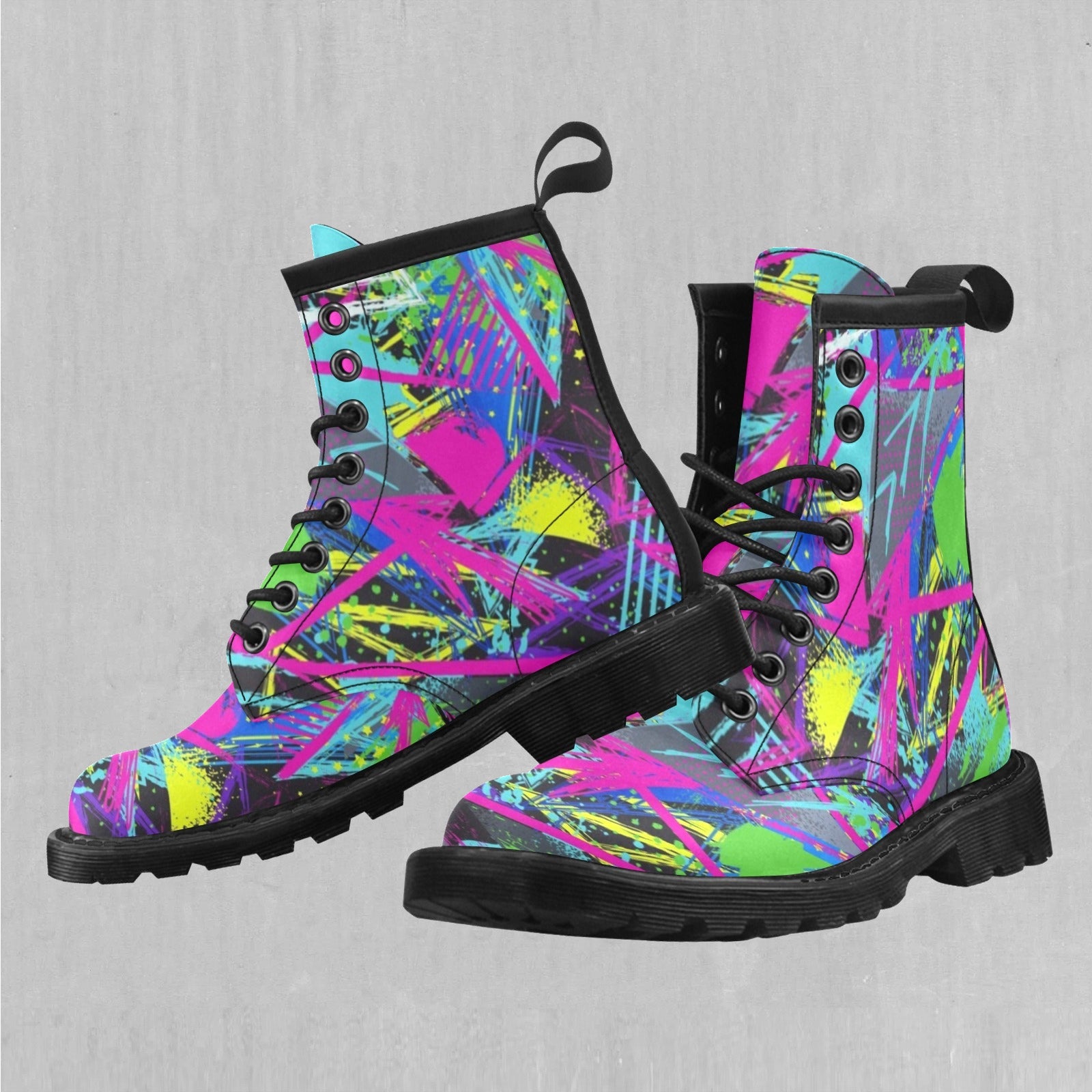 Neon Boulevard Women's Lace Up Boots