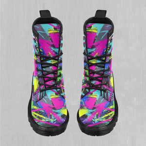 Neon Boulevard Women's Lace Up Boots
