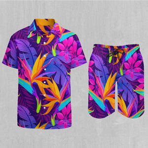 Neon Jungle Men's Beach Set