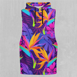 Neon Jungle Sleeveless Hoodie