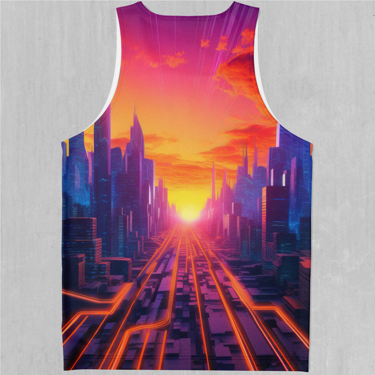 Neon Skyline Men's Tank Top