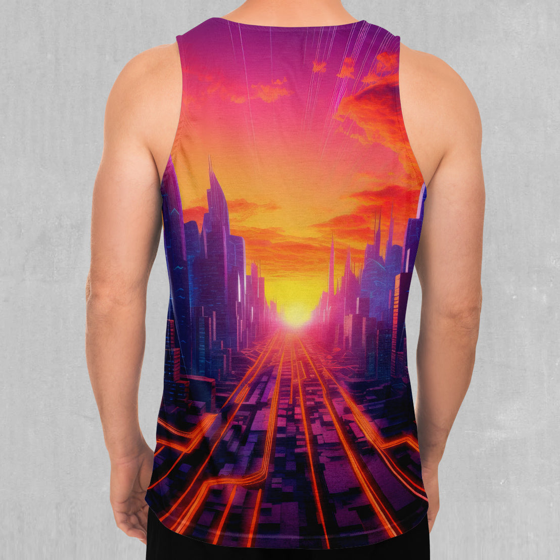 Neon Skyline Men's Tank Top