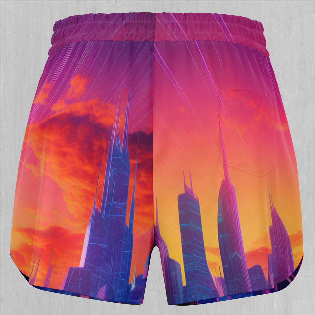 Neon Skyline Women's Shorts