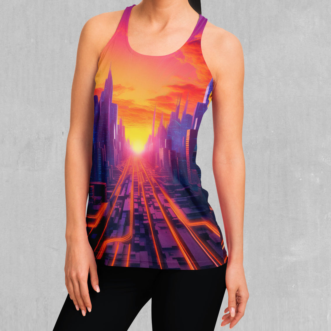 Neon Skyline Women's Tank Top