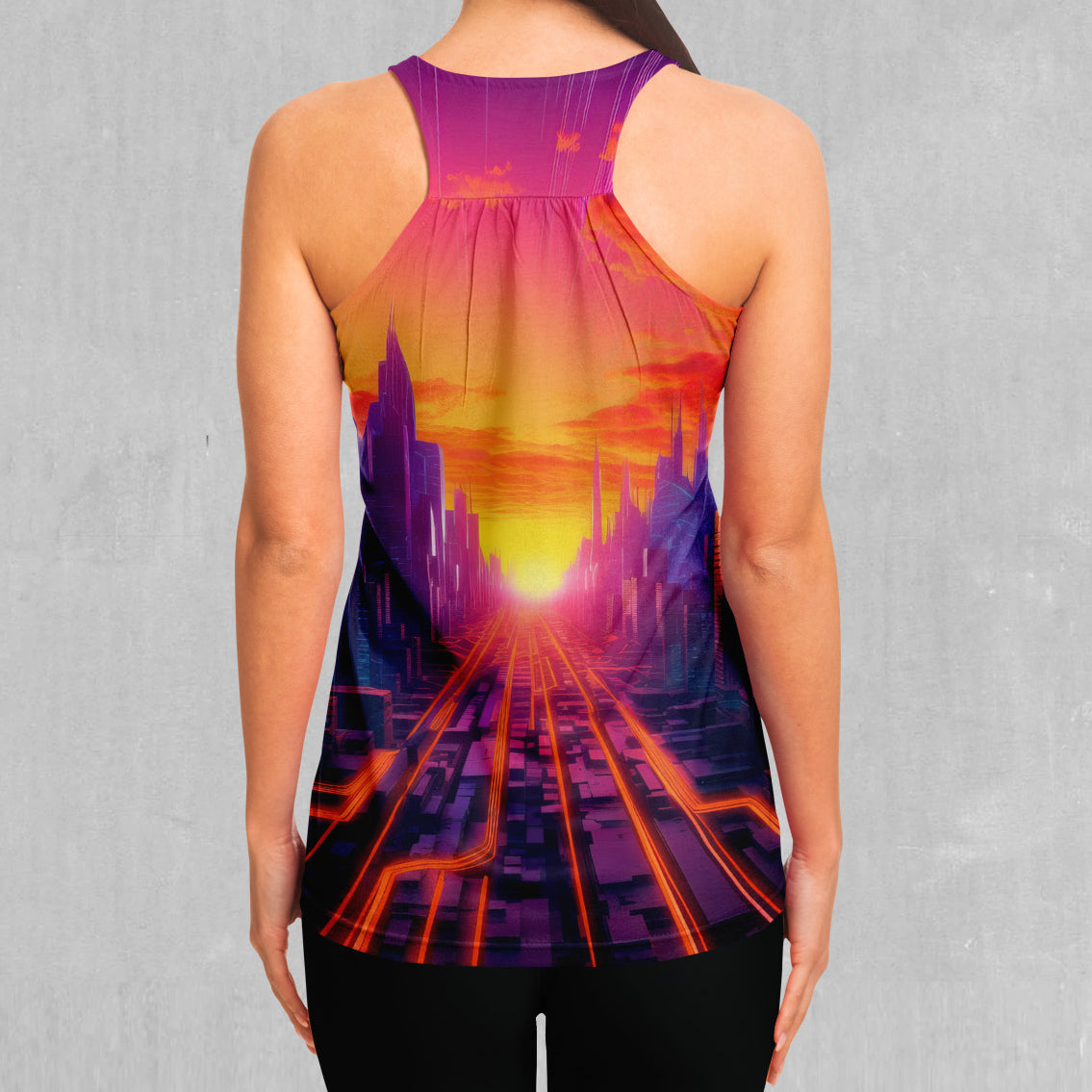 Neon Skyline Women's Tank Top